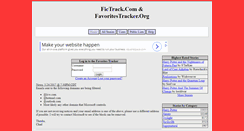 Desktop Screenshot of fictrack.com