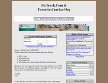 Tablet Screenshot of fictrack.com